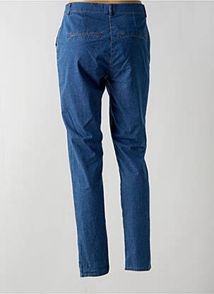 Jeans coupe slim taille haute taille haute bleu LE PETIT BAIGNEUR femme