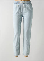 Jeans coupe slim stretch taille normale bleu C'EST BEAU LA VIE femme