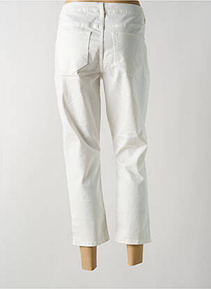 Pantalon 7/8 stretch taille normale blanc VERO MODA femme