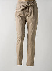 Pantalon 7/8 beige VERO MODA pour femme seconde vue