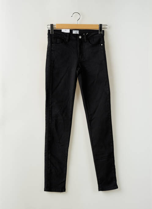 Jeans coupe slim noir C'EST BEAU LA VIE pour femme