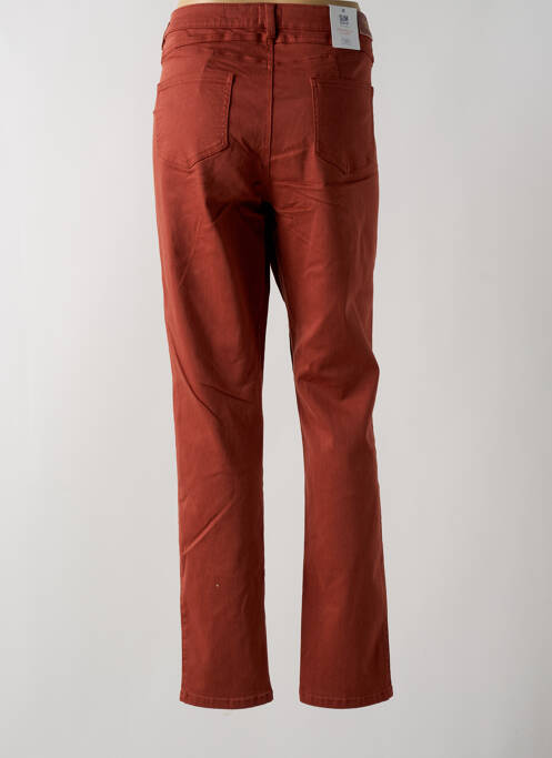 Jeans coupe slim orange C'EST BEAU LA VIE pour femme