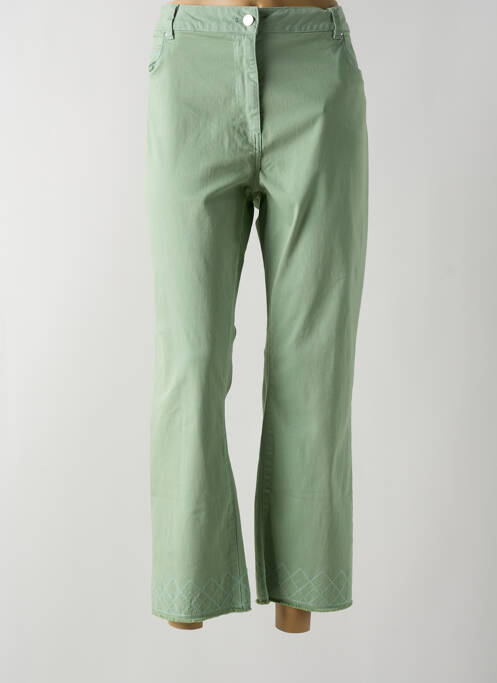 Pantalon 7/8 vert DIANE LAURY pour femme