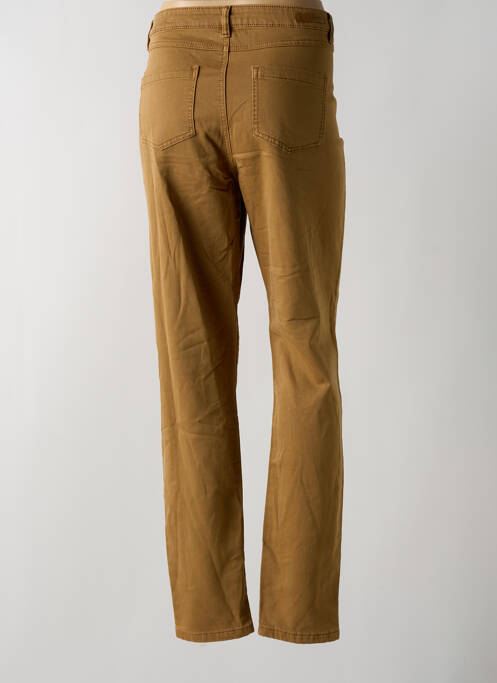 Pantalon slim jaune GEISHA pour femme