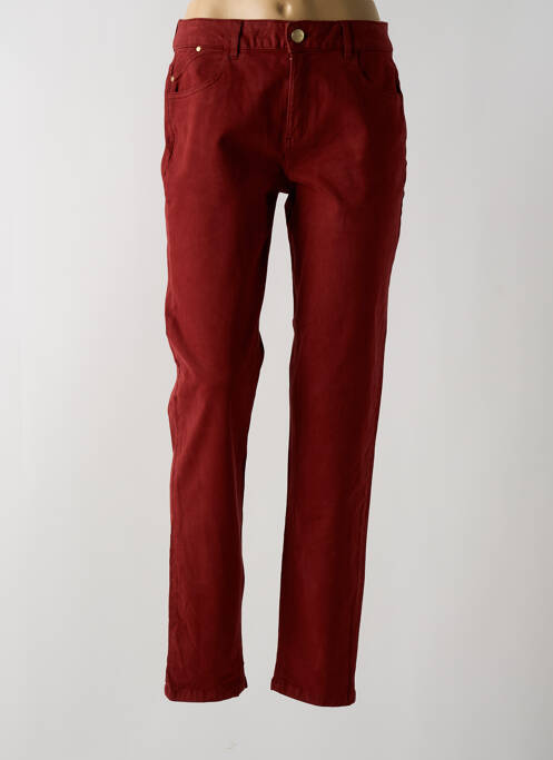 Pantalon slim orange LOLA ESPELETA pour femme