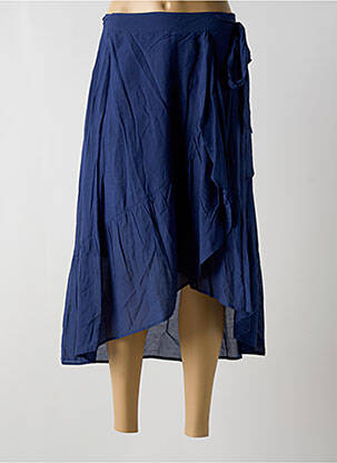 Jupe longue taille normale bleu SCHOOL RAG femme