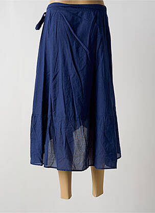 Jupe longue taille normale bleu SCHOOL RAG femme