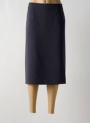 Jupe mi-longue taille à pinces vert MODISSIMO femme
