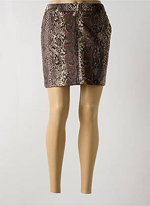 Jupe courte poches marron VERO MODA femme