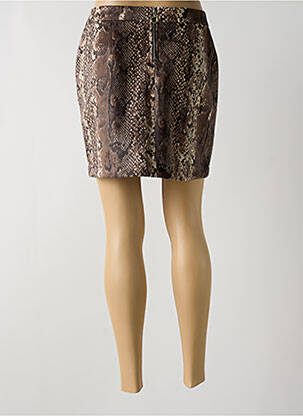 Jupe courte poches marron VERO MODA femme