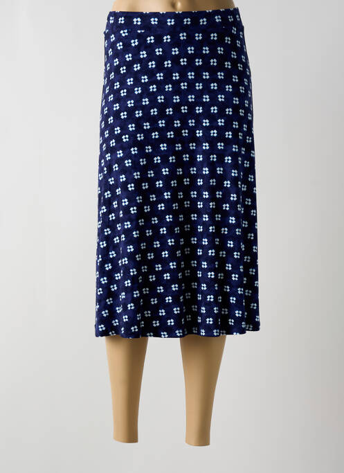 Jupe mi-longue bleu SURKANA pour femme