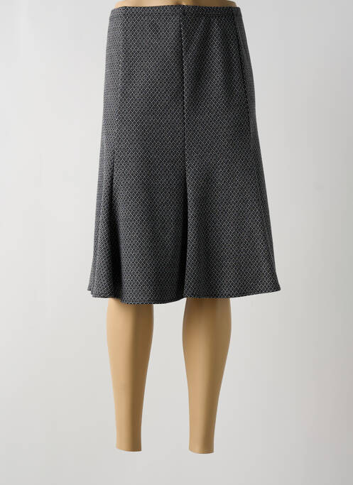 Jupe mi-longue gris UN TEMPS POUR ELLE pour femme