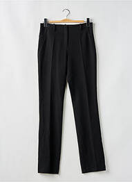Pantalon slim slim taille haute noir JUS D'ORANGE femme