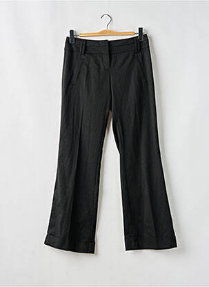 Pantalon flare fermeture zippée sous rabat avec crochet taille basse noir VERO MODA femme