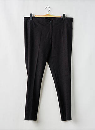Pantalon slim taille élastique taille normale noir ELSSA femme