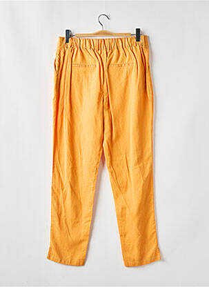 Pantalon 7/8 taille haute taille haute orange C'EST BEAU LA VIE femme