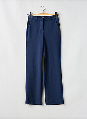 Pantalon droit taille à pinces taille normale bleu VERO MODA femme