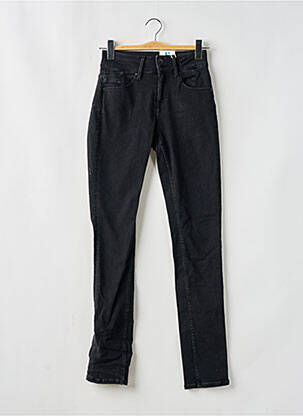 Jeans coupe slim stretch taille haute noir GARCIA femme