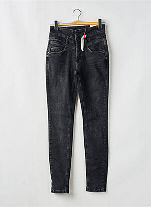 Jeans coupe slim stretch taille haute noir STREET ONE femme