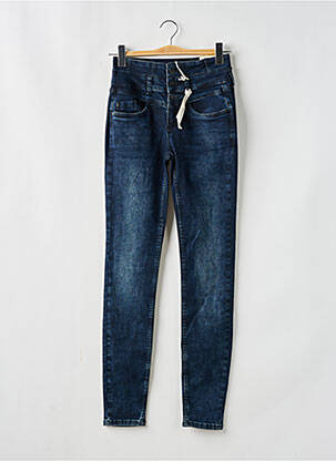 Jeans coupe slim stretch taille haute bleu STREET ONE femme