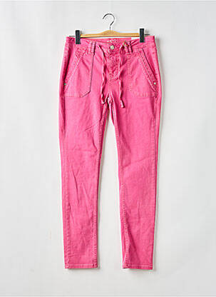 Jeans coupe slim stretch taille normale rose STREET ONE femme