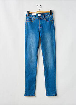 Jeans coupe slim stretch taille normale bleu C'EST BEAU LA VIE femme