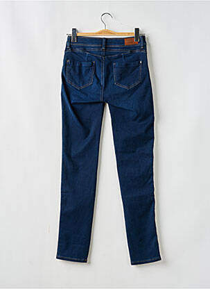 Jeans coupe slim tissage brut taille normale bleu C'EST BEAU LA VIE femme
