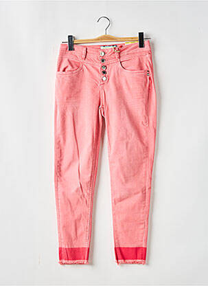 Jeans coupe slim stretch taille normale rose STREET ONE femme