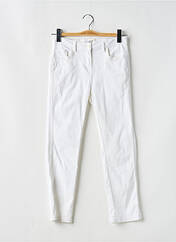 Pantalon 7/8 blanc C'EST BEAU LA VIE pour femme seconde vue