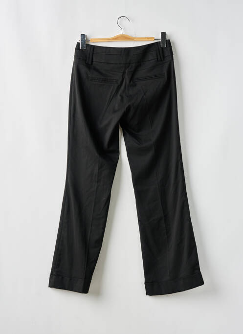 Pantalon flare fermeture zippée sous rabat avec crochet taille basse noir VERO MODA femme