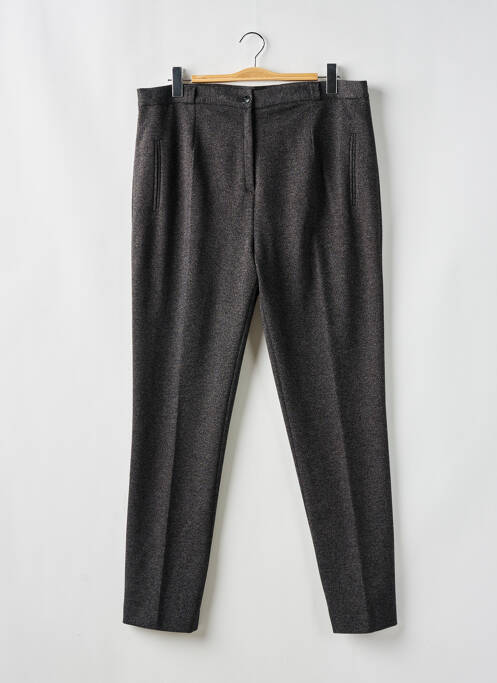 Pantalon droit stretch taille normale gris ELSSA femme