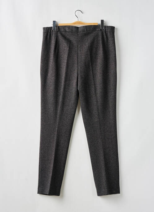 Pantalon droit stretch taille normale gris ELSSA femme