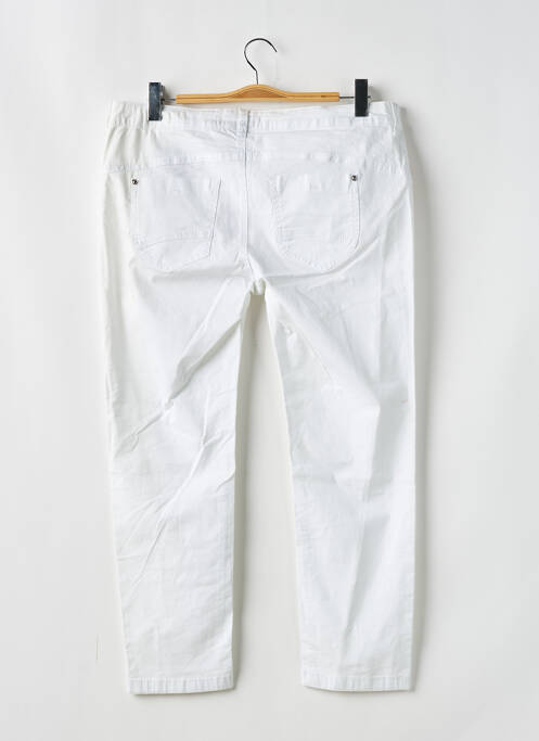 Pantalon slim taille basse taille basse blanc STREET ONE femme
