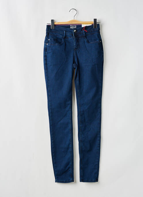 Jeans coupe slim bleu STREET ONE pour femme