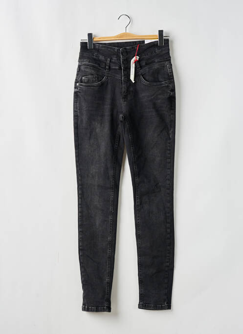 Jeans coupe slim noir STREET ONE pour femme