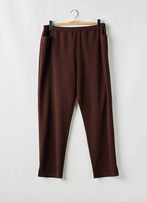 Pantalon 7/8 marron KAKIE pour femme