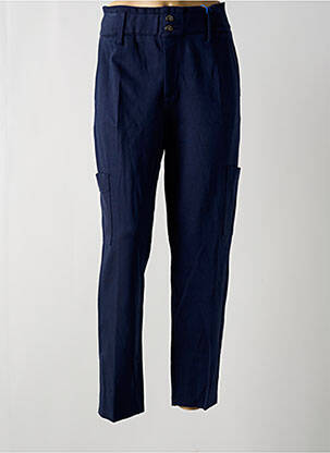 Pantalon slim taille haute taille haute bleu STREET ONE femme