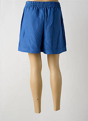 Short taille élastique taille haute bleu SURKANA femme