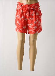 Short taille haute taille haute rouge ÉTYMOLOGIE femme