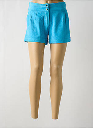 Short taille à pinces taille normale bleu LENNY B femme