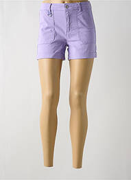 Short taille à pinces taille haute violet C'EST BEAU LA VIE femme