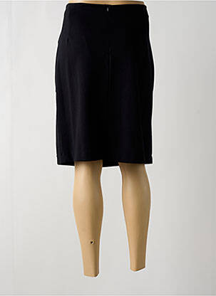 Jupe mi-longue stretch noir MALOKA femme