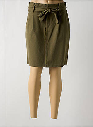 Jupe mi-longue taille haute vert VERO MODA femme