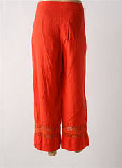 Pantalon 7/8 orange MALOKA pour femme seconde vue