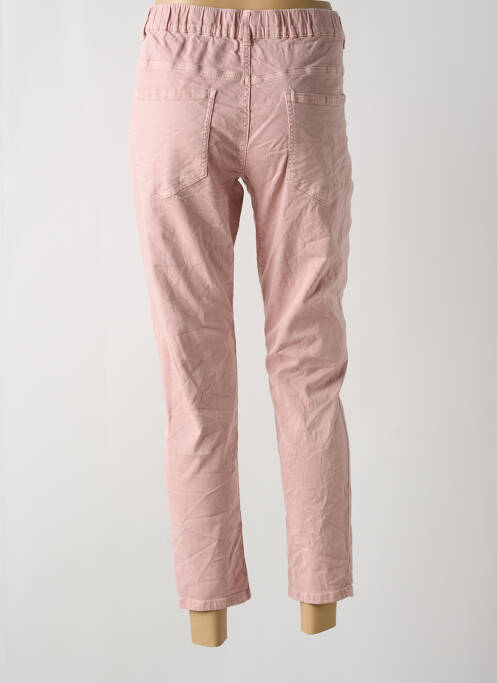 Pantalon 7/8 rose MELLY & CO pour femme