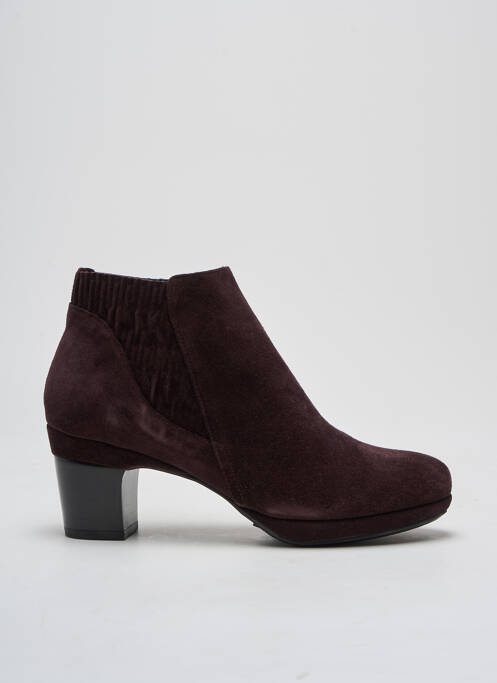 Bottines/Boots violet HOMERS pour femme