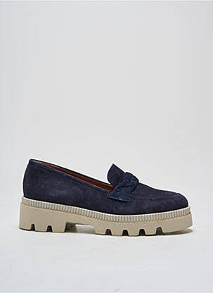 Mocassins type de semelle amortissante talon de 4 à 6cm bleu HOMERS femme