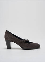 Escarpins fermeture boucle(s) talon de 7 à 9cm gris HOMERS femme