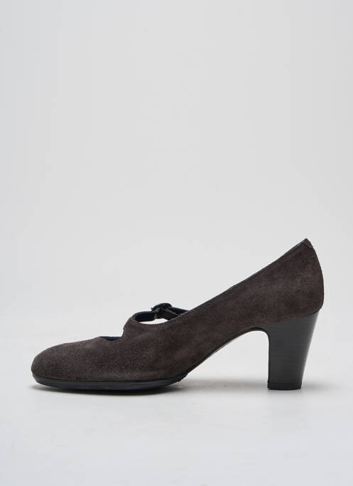 Escarpins fermeture boucle(s) talon de 7 à 9cm gris HOMERS femme