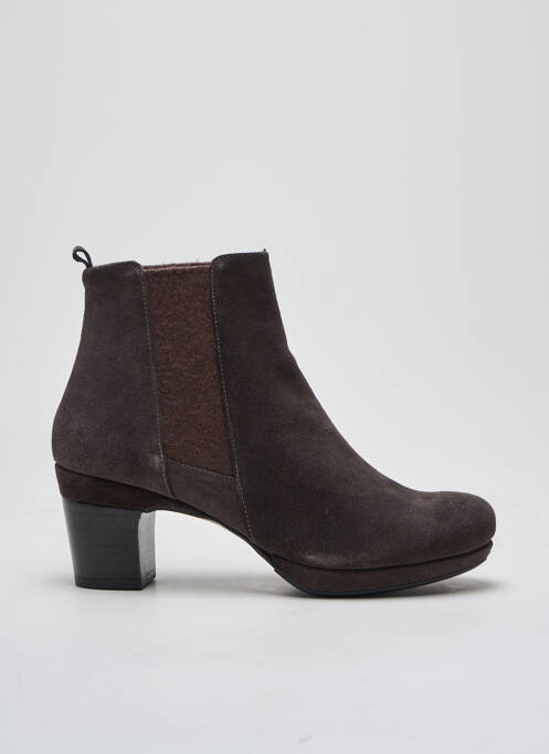 Bottines/Boots marron HOMERS pour femme